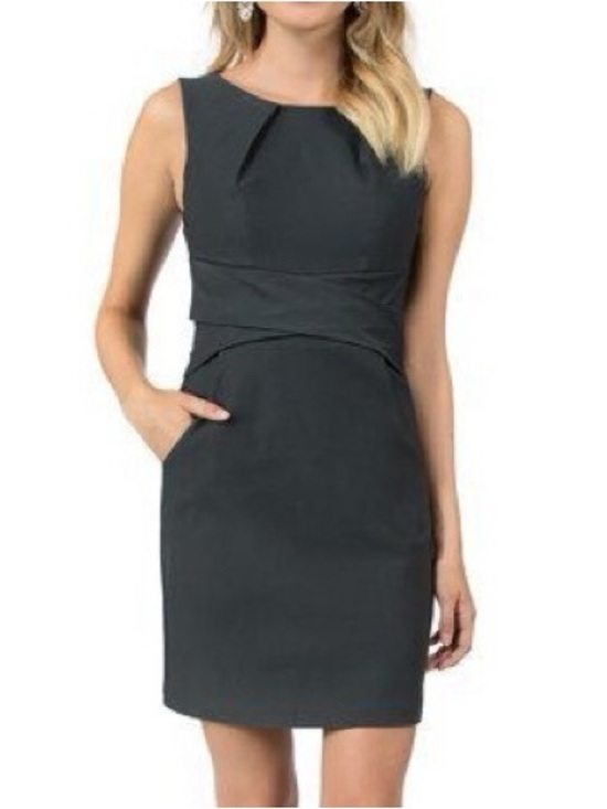 Teeze Me Dresses & Skirts - Classic Sleeveless Pencil Dress in Black 5 = Small